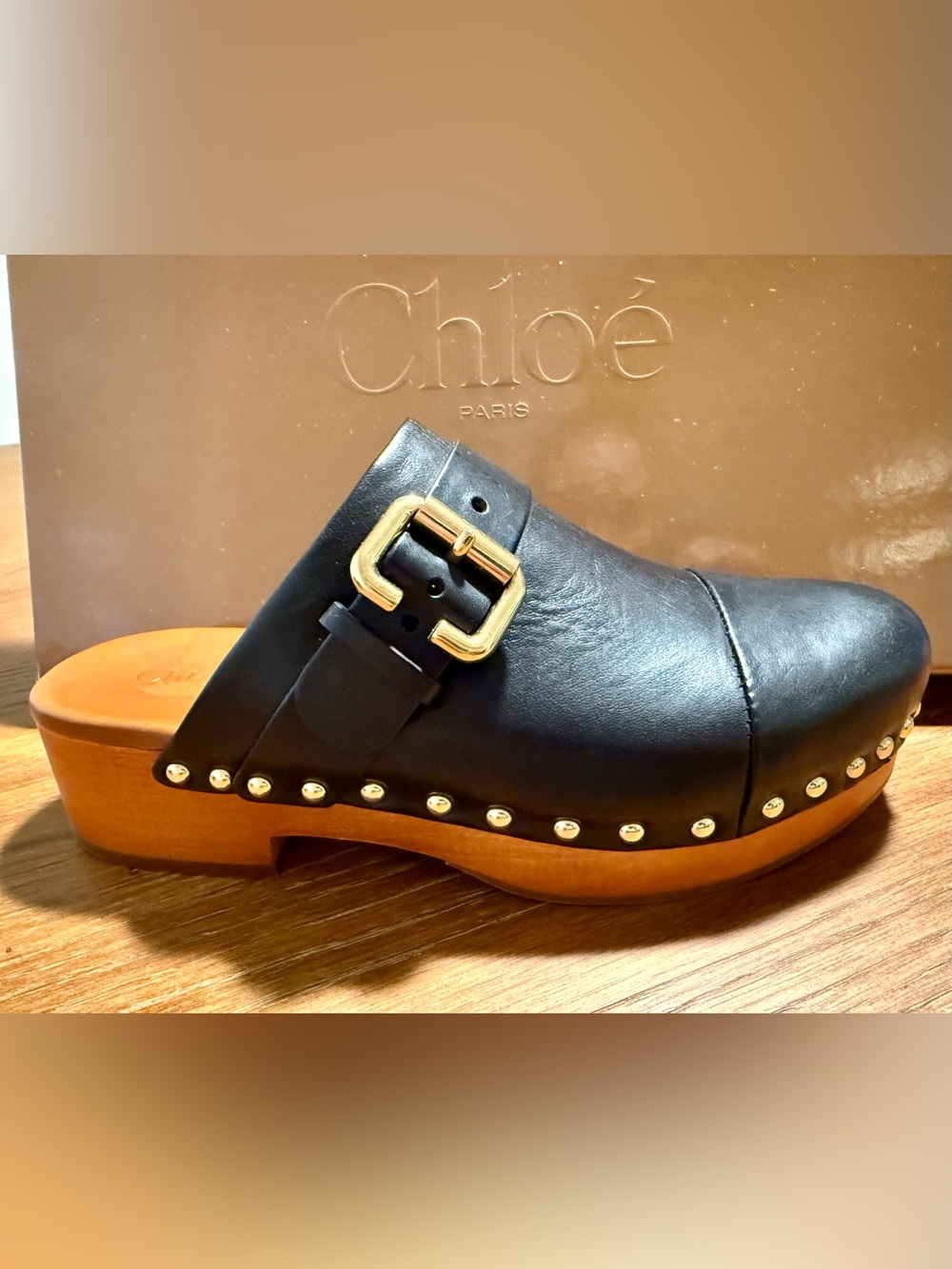 Chloé Women's Jeannette Clogs NWT - Picture 7 of 13